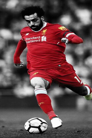 Mo Salah Black White Wallpaper - Download to your mobile from PHONEKY