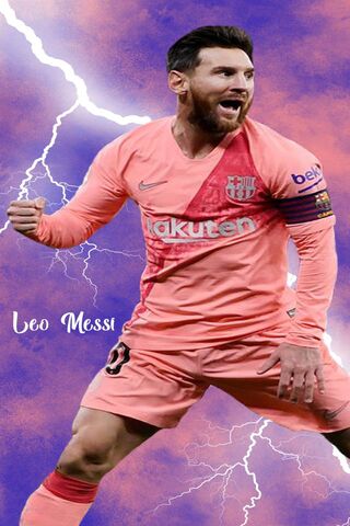 Leo Messi Pink