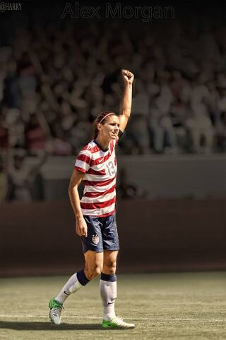Victory in Stripes: Alex Morgan's Triumph ⚽🏆