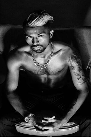 Unleashing the Spirit: Hardik Pandey in Monochrome