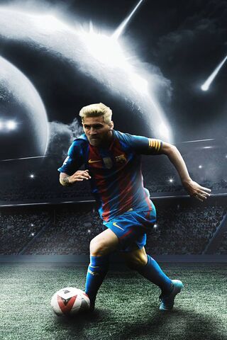 Messi: The Cosmic Dribbler 🌌⚽