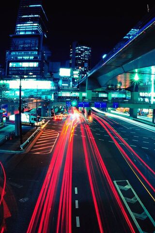 City Lights: A Nighttime Symphony of Architecture