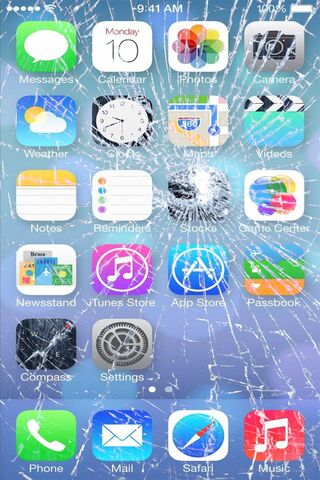 Broken Iphone Screen