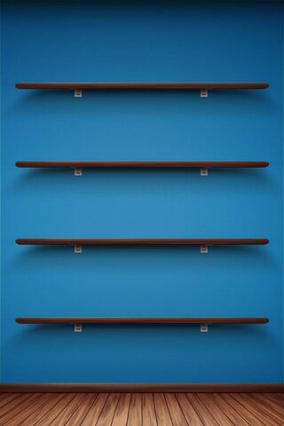 Blue Shelves
