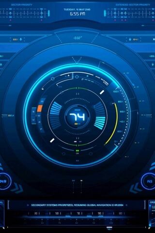 Futuristic Control Hub: Navigating Tomorrow