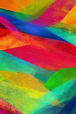 Vibrant Waves of Color: Galaxy Note 4 Wallpaper