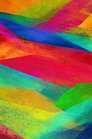 Vibrant Waves of Color: Galaxy Note 4 Wallpaper