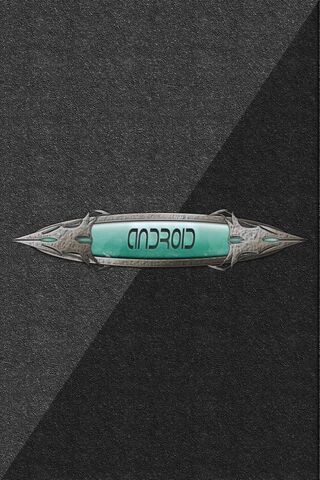 Futuristic Elegance: The Sleek Android Emblem