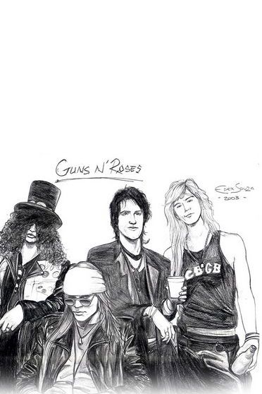 Guns And Roses Illust