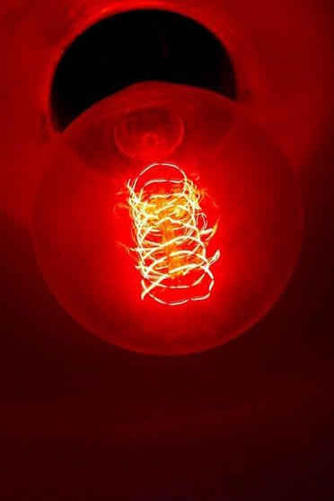 Red Light Bulb