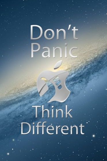 Don't Panic And Think Different