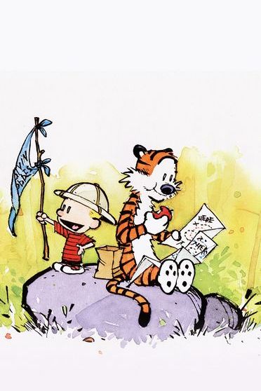 Calvin ve Hobbes seyahat