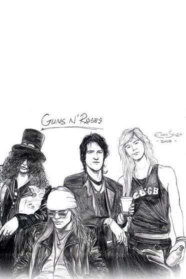 Guns And Roses Illust