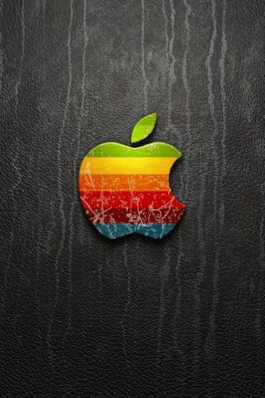 Buntes Apfel-Logo