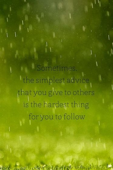 Simple Advice