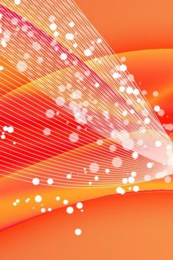 Orange Pink Lines Bubbles Bends