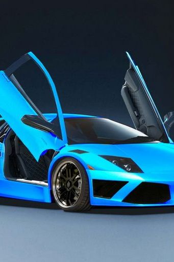 Lamborghini Blau