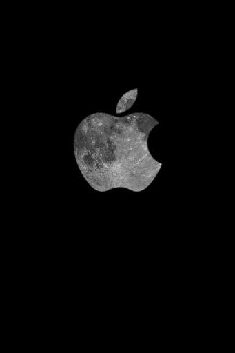 Moon In Apple Logo
