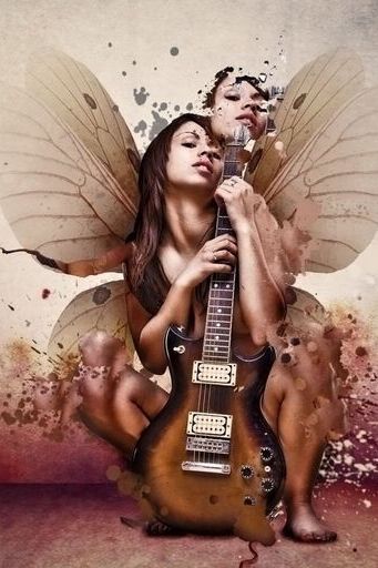 Butterfly Guitar Girl