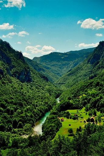 Overlooking The Small Village