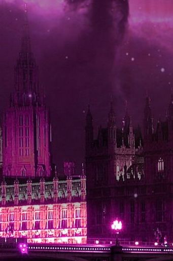 Purple Palace Bridge Clock Palace Purple Tower