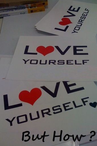 너 자신을 사랑해.