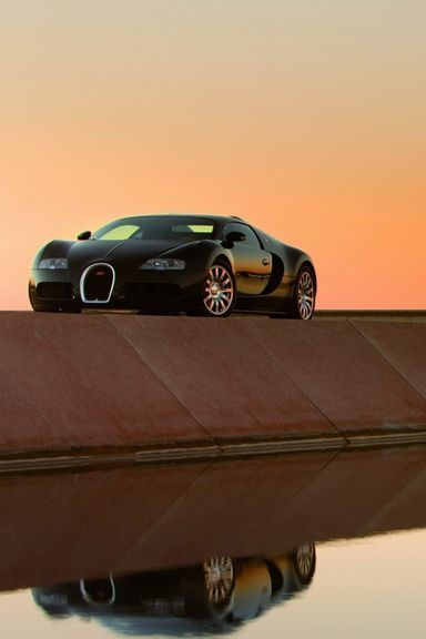 Bugatti สีดำ
