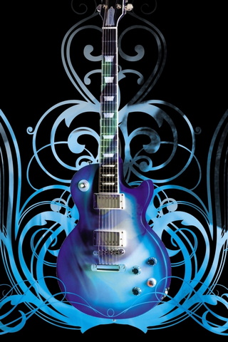 Guitarra azul