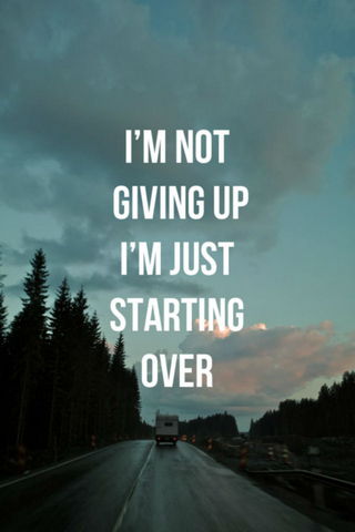 Starting Over