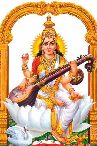Pretty God Saraswati