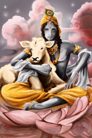 Hare Krishna Sitting