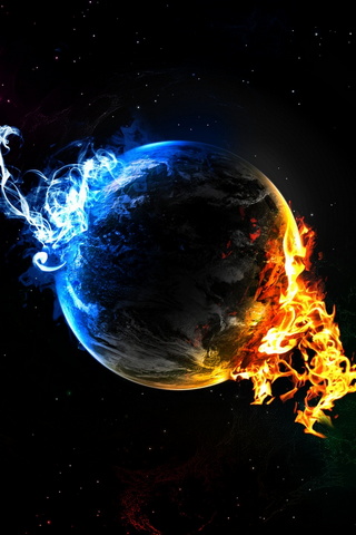 Fire&ice Planet