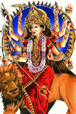 Durga féroce