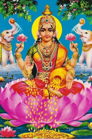 Pintura de dios hindú