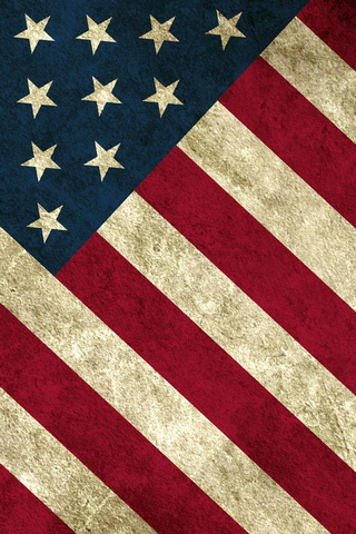 Papel pintado del iPhone de la bandera americana
