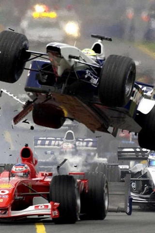 Formula 1 Crash Wallpaper - Download to your mobile from PHONEKY