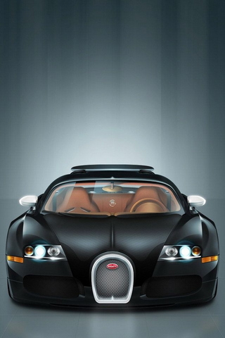 Schwarzer Bugatti