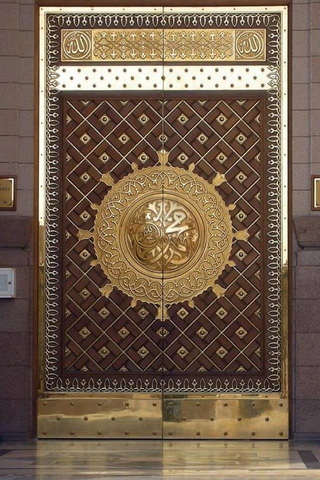 サウジアラビアのマディーナのマスジッド・アル・ナバウィ・ドア・デザイン