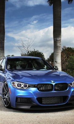 BMW F30 Blue Wallpaper - Download to your mobile from PHONEKY