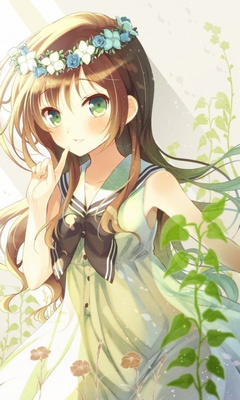 Cute Anime Girl Wallpaper - Download to your mobile from PHONEKY
