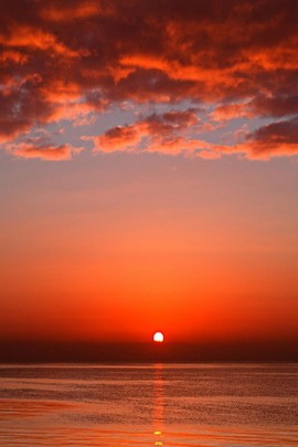 Червоний захід сонця