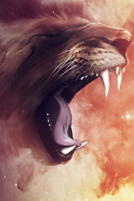 Roaring Majesty: The Fierce Lion