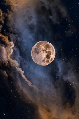 Full Moon And Sky
