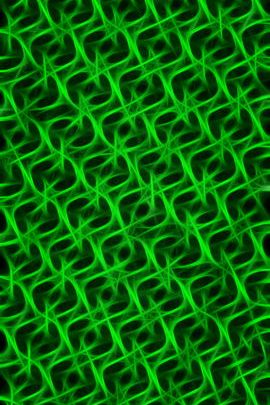 Réseau fractal vert