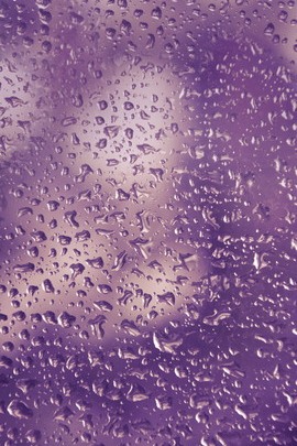 Purple Water Droplets
