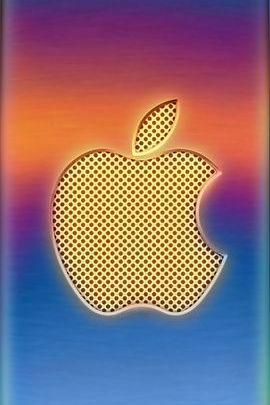 Colored Metal & Mesh Apple