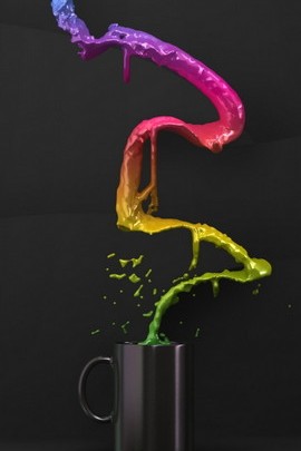 Vibrant Splash: The Art of Colorful Creativity 🎨✨