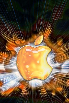 Goldener Burst Apple
