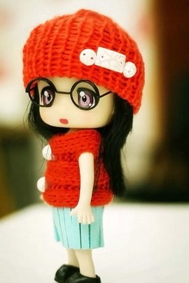 Charming Wool Doll: A Cozy Companion 🧶❤️