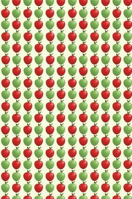 赤 そして、緑の小さなリンゴ